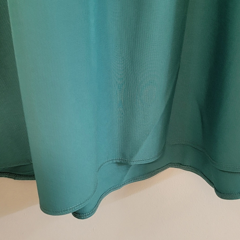 Sketchers By Barco Nwt Hunter Green Breeze Vneck Stretch Womens‎ Scrub Top 3x - Picture 9 of 9